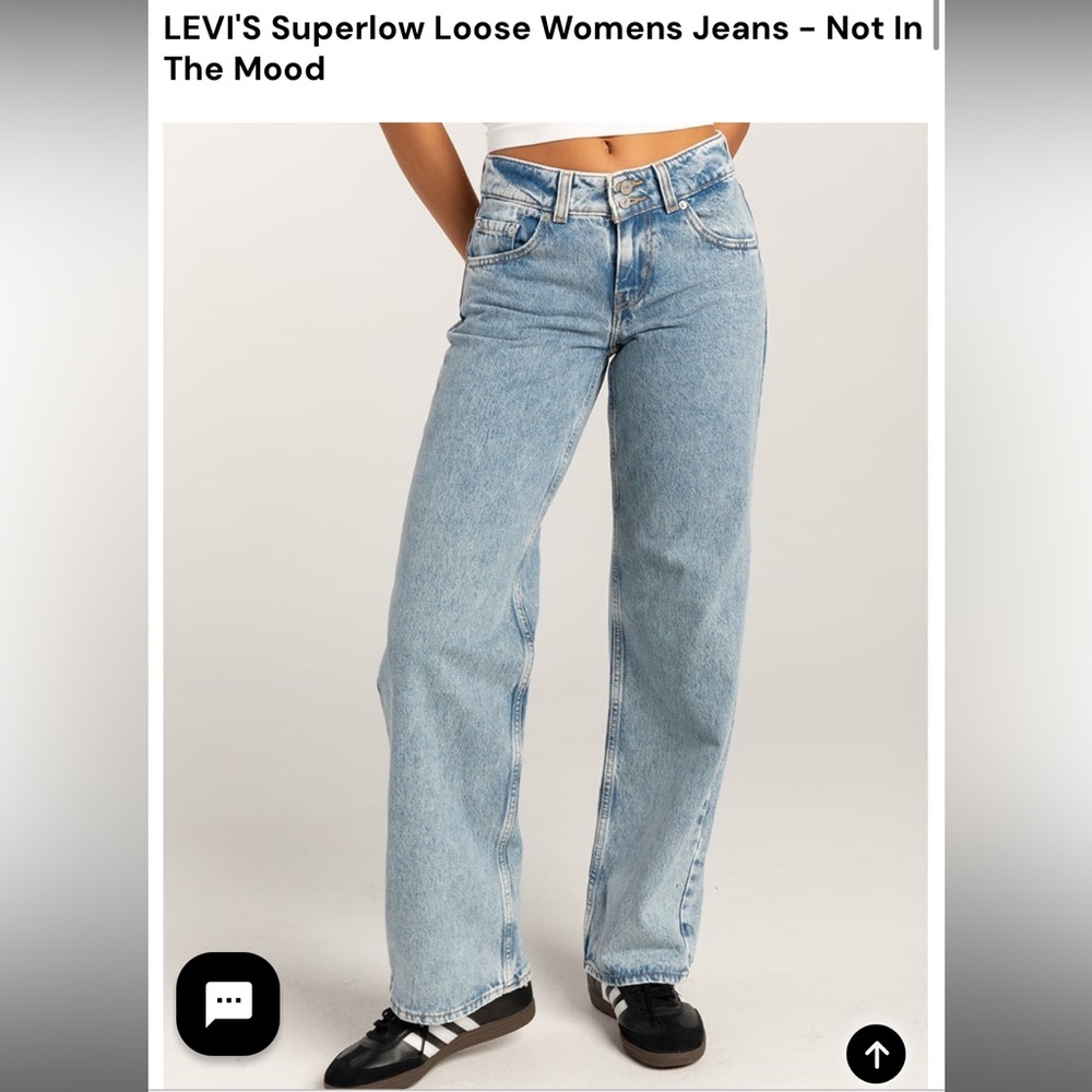 Levi's superlow loose jeans
